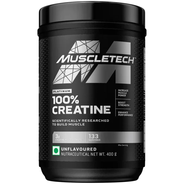 MUSCLETECH™ PLATINUM 100% CREATINE | 400g | 133 Servings |